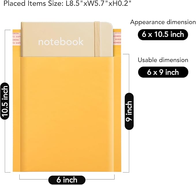 Fuxury Kraft Bubble Mailer 6x10 Inch 600 Pack，Strong Adhesion Padded Envelopes Bulk,Self Seal Bubble Envelopes, Waterproof Cushioned Padded Mailers Packaging for Small Business,#0 Mailers Yellow