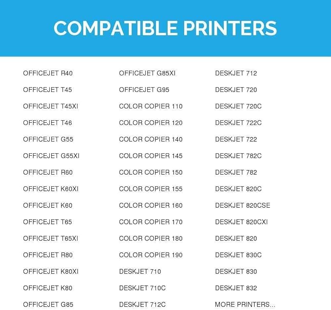 LD Products Remanufactured HP 45 51645A Ink Cartridge Replacements for PhotoSmart: 1000 1100 1100xi 1115 1115cvr 1215 1215vm 1218 1218xi 1315 1315vm P1000 P1000xi P1100 P1100xi P2100 (Black 2-Pack)