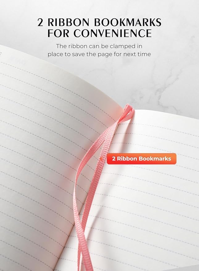 AISBUGUR Pocket Notebook, Small Notebook, 2-Pack Total 320 Pages,3.7" x 5.7" Pocket Notebook (2 Pack, Pink)