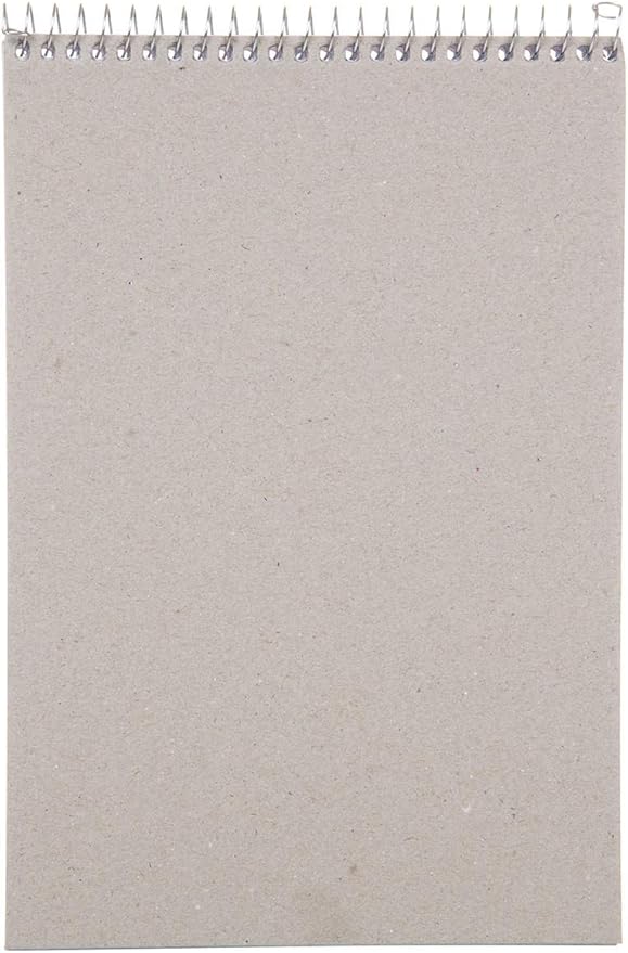 Mintra Office Steno Book - (Pastel Colors, 4 Pads/Pack, Graph Ruled) - 6inx9in, 70 Sheets, Notebook for writing notes in school, university, college, work, office