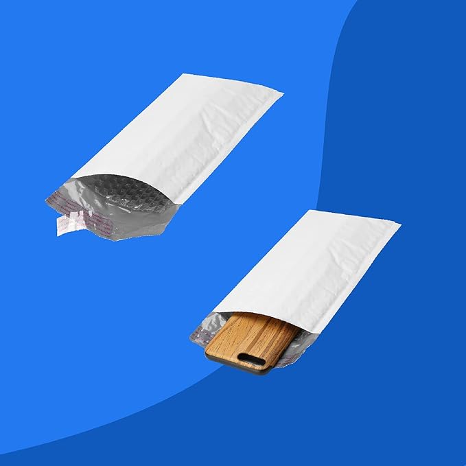 The Boxery 10.5x16''|#5 Poly Bubble Mailers- 100 Pack, Padded Envelopes, Self Seal, Waterproof Shipping Bags, Padded Mailers for Shipping & Packaging