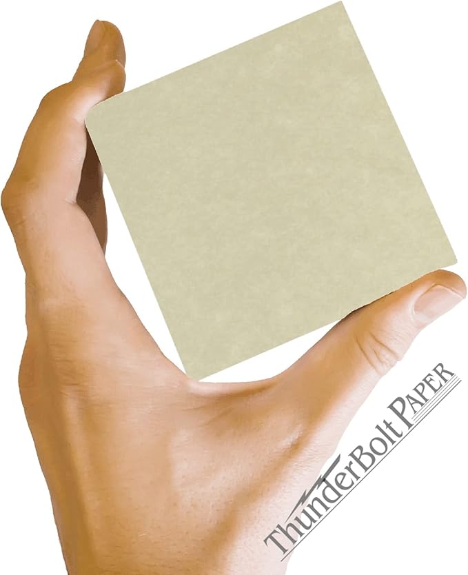 500 Natural Parchment 65lb Cover Paper Sheets 4 X 4 Inches Cardstock Weight Colored Sheets 4" X 4" (4X4 Inches) Small Square Card Size - Printable Old Parchment Semblance