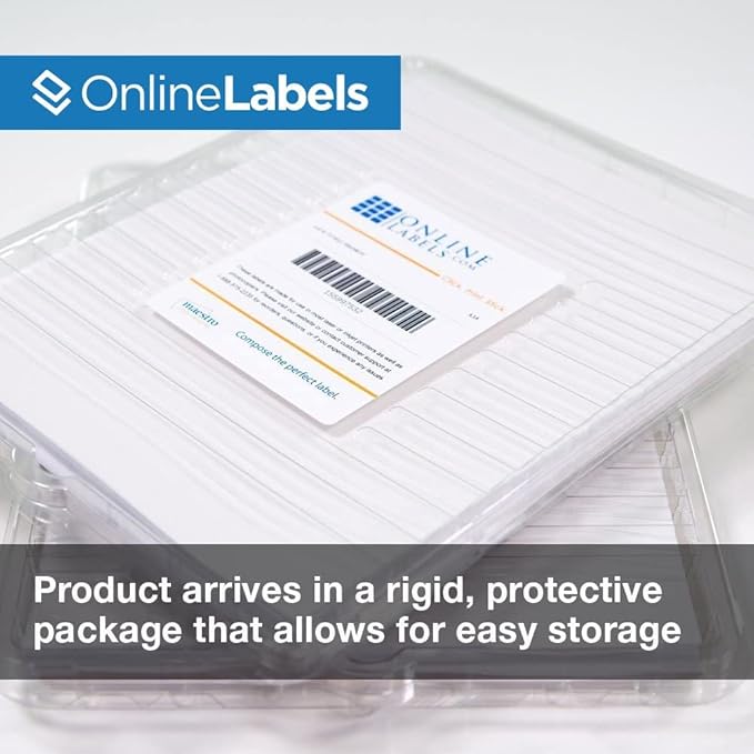4 x 5 Rectangle Mailing Labels - Permanent, White Matte - Shipping, Wine, Product - Pack of 4,000-1,000 Sheets - Inkjet/Laser Printers - Online Labels