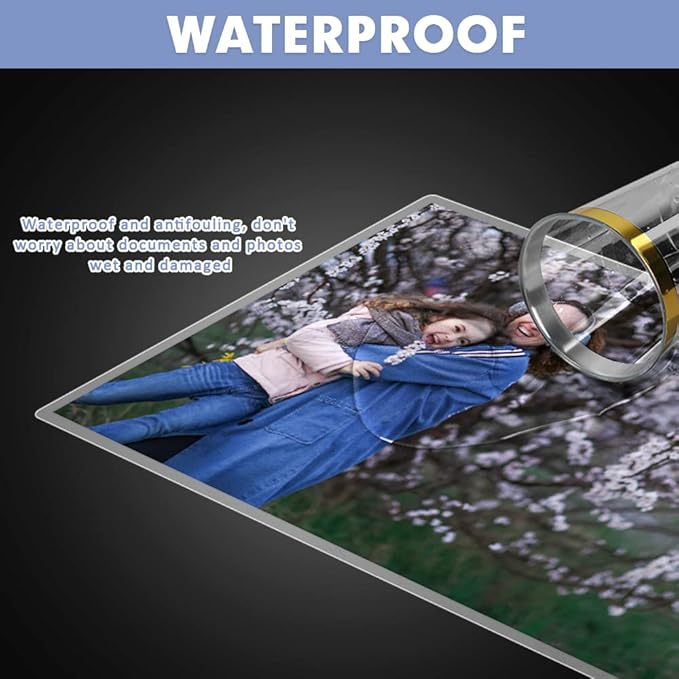 Laminating Sheets, PANDRI 300 Pack Thermal Laminator Pouches Holds 8.5 x 11 Inch, 3 Mil Clear Laminator Paper 9 x 11.5 Inch, Letter Size