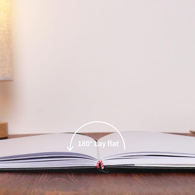 KODAPAGE Black A5 Liend Journal Notebook, 7mm College Ruled Notepad, Journaling for Writing, Work, School, Travel and Note Taking, Hardcover 224 Pages (112 Sheets) 5.5 x 8.3 inches (8 Pack)