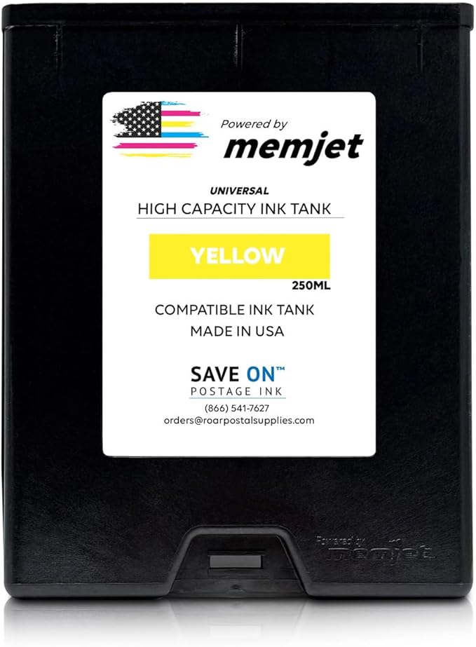 Save On Postage Ink, Memjet Ink Cartridge Compatible Astro 123-2415 | Memjet Ink Compatible HI-Cap Yellow Ink Tank for AstroJet M1 M2 S1 and M1DX