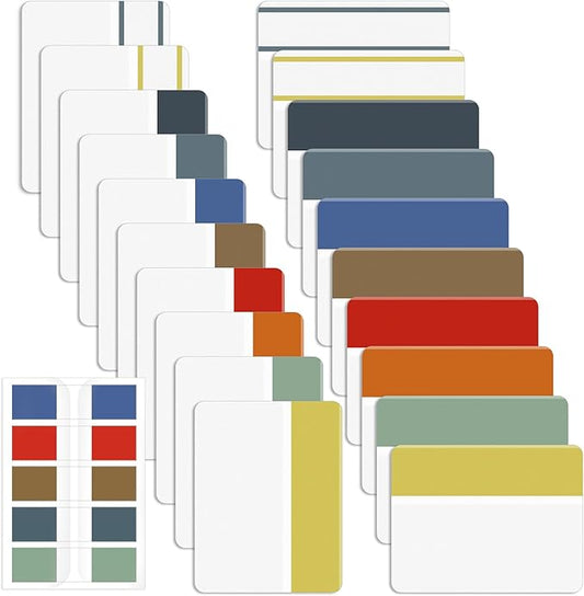 Mr. Pen- Sticky Index Tabs, 500 Pcs, 21 Sets, Colorful Sticky Tabs for Notebooks, Page Markers, Page Tabs for Binders, Page Tabs Sticky Tabs for Books, Notebook Tabs, Book Sticky Tabs for Notebooks