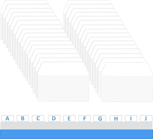 Zonon 400 Pieces Tabs 2 Inch Sticky Index Tabs, Writable and Repositionable File Labels Flags White Page Pop up Markers Labels for Reading Notes, Books and Classify Files