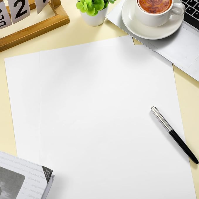 Mepase 300 Sheets Cardstock Paper 8.5 x 14 White Paper, 65lb Card Stock Printer Legal Cardstock for Invitations, Menus, Wedding, DIY Cards