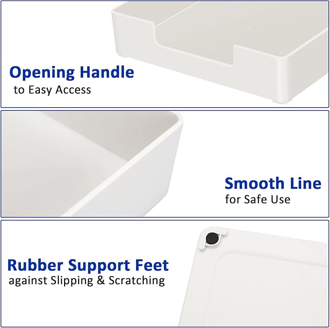 Letter Tray Letter Organize,2Pack Paper Tray,Stackable Desk Drawer Organizer for Office Supplies, Magazines, Folders, File,Notebooks, Stationery, Plastic Desk Tray for Desktop, for Home,Office, School