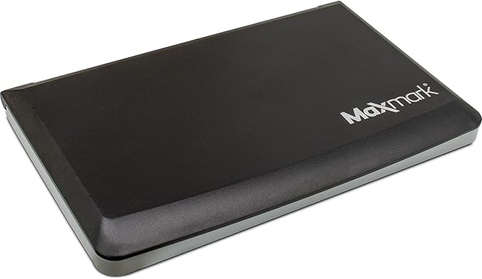 MaxMark Large Premium Gray Ink Stamp Pad - 3.5" x 6.25" - Quality Felt Pad