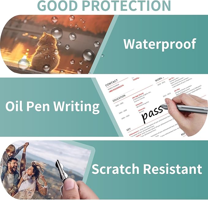 Laminating Sheets - 3Mil 500 Pack Thermal Laminating Pouches, 9"x11.5" Clear Laminate Sheets for Schedules, Menus, Certificates, Art Drawings, Round Corner