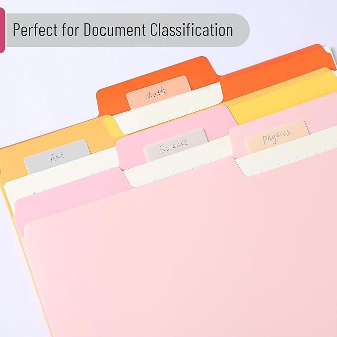 Mr. Pen- Sticky Index Tabs, 500 Pcs, 21 Sets, Colorful Sticky Tabs for Notebooks, Page Markers, Page Tabs for Binders, Page Tabs Sticky Tabs for Books, Notebook Tabs, Back to School Supplies