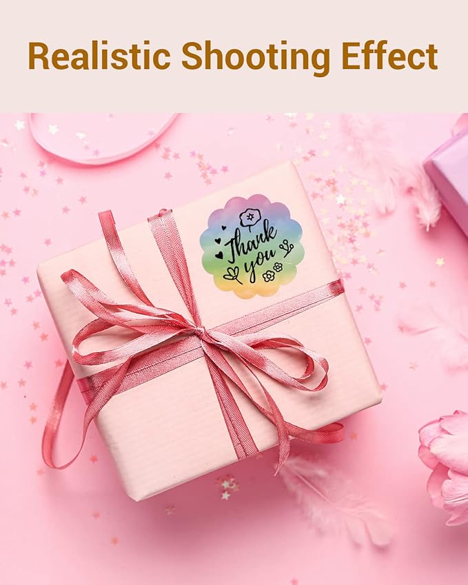 Phomemo Rainbow 2" Color Thermal Labels Roll for 4X6 Thermal Printer for Small Business Supplies, Commercial Grade Thermal Labels for Custom Stickers Personalized & Business Logo, 500pcs / Roll