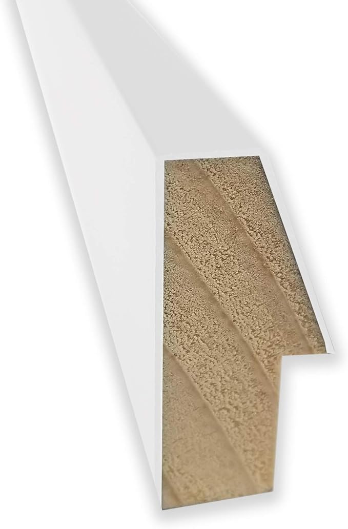 Amanti Art Natural Cork Board for Wall, 31x59 Vision Board with White Frame, Oversize Corkboard Office Decor for Home Organization, Modern Corkboard Pinboard to Display Items for Home Organization in