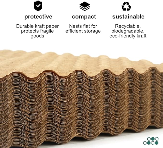 Reusable Bubble Paper - 15" x 50 FT Durable Bubble Wrap for Moving, Eco-Friendly & Washable Shipping Supplies, Biodegradable Packing Paper