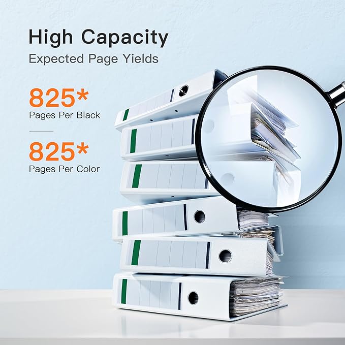 E-Z Ink Compatible 902 902XL Ink Cartridges for HP Printers Replacement for HP 902XL Ink Cartridges Combo Pack 4 Pack for Officejet Pro 6978 6968 6960 6970 Officejet 6951 6954 6956 6958 Printer