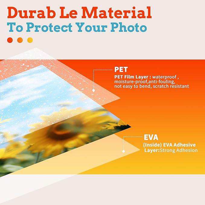 Thermal Laminating Pouches,Hold 8.5 x 11 inch Sheets 200 Pack,3 Mil Clear Thermal Laminate Pouches 9 x 11.5 inch Lamination Sheet Paper