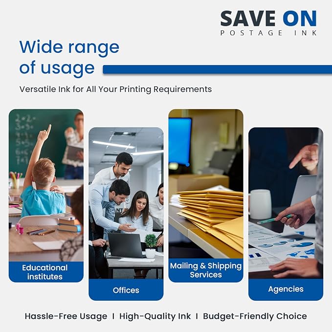 Save On Postage Ink, Memjet Ink Cartridge Compatible Astro 123-2413 | Memjet Ink Compatible HI-Cap Cyan Ink Tank for AstroJet M1 M2 S1 and M1DX