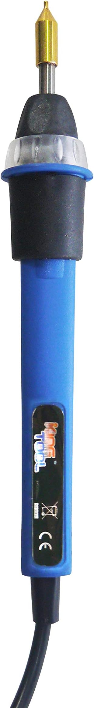 KINGTOOL Hot Foil Embossing Stamping Pen with 6 Rolls Hot Foil Papers, USB Powered (with 4 Nibs) (Blue)