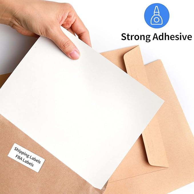 1" x2-5/8 Shipping Address Labels, Blank Mailing Labels, 30-UP White Self-Adhesive Name Tag Stickers for Inkjet and Laser Printer [100 Sheet 3000 Labels]