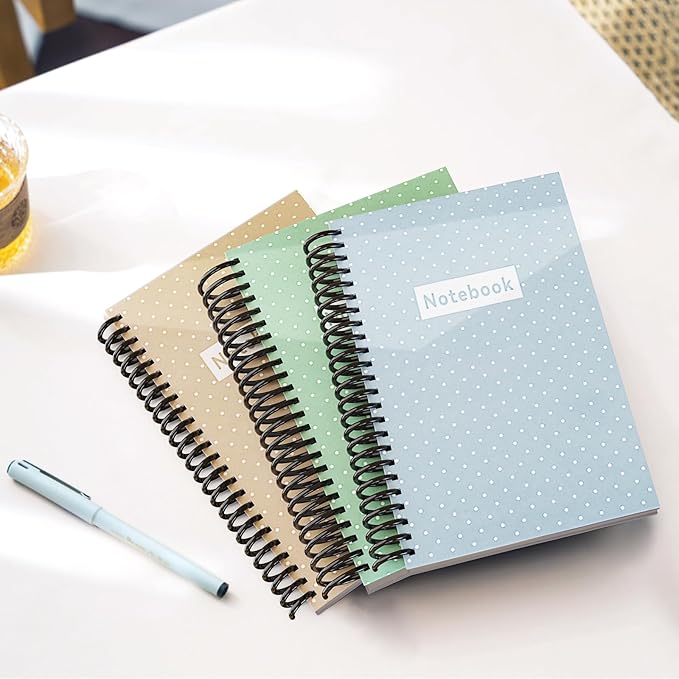 150 Pack Plastic Spiral Binding Coils,1/4", 5/16", 3/8", 1/2", 5/8", 3/4", 4:1 Pitch Multi-Size Pack of 150