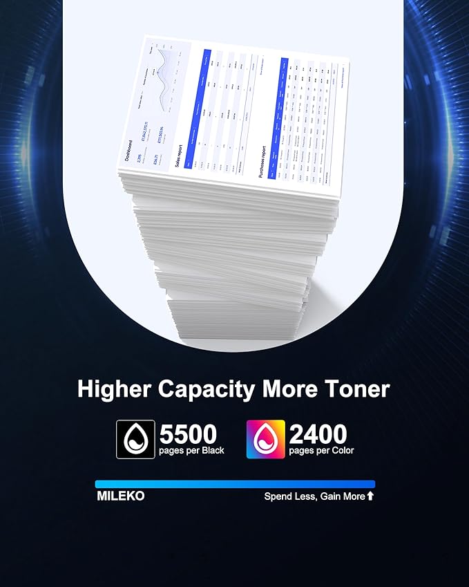 Phaser 6510 Toner Workcentre 6515 Toner Replacement for Xerox Workcentre 6515 Toner Phaser 6510 Toner Cartridge Compatible with Xerox Phaser 6510dni 6510n Workcenter 6515dni 6515dn（5 Pack）