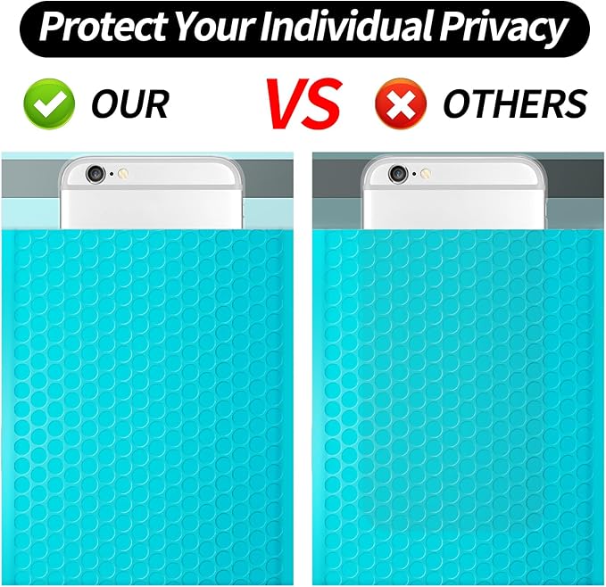 Bubble Mailers 3.5x5 inch 40Pack Teal Bubble Mailers Self-Seal Padded Mailing Envelopes Bubble Opaque Padded Mailer for Small Businesses to Package and Mail Jewelry Cosmetics#0000