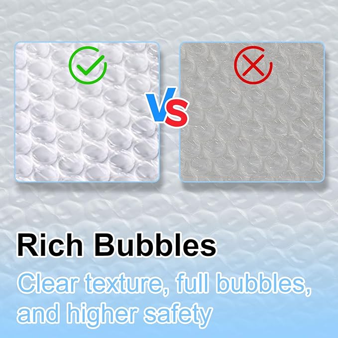 Ireer 20 Pack Large Bubble Mailers 12 x 16" Poly Padded Envelopes Cushioned Mailing Envelopes Bubble Padded Mailers Self Adhesive Waterproof Shipping Bags for Business Christmas Party Gift Packaging