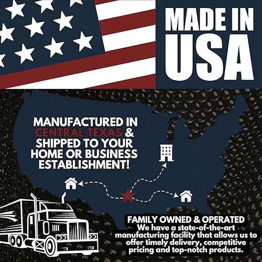 RFT-PUR Heavy Duty Round Trash Receptacle with Flat Top, Liner Included, 32 Gallon, Purple, Made in America