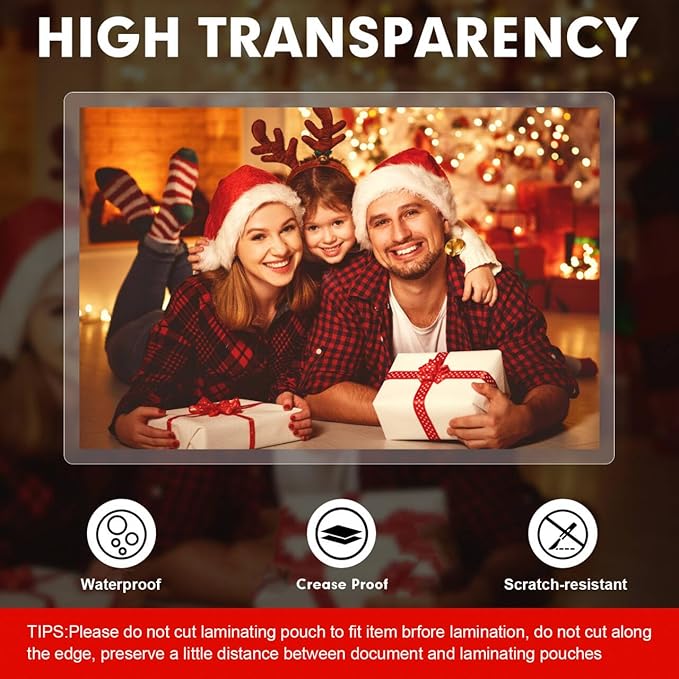 Laminating Sheets, 600 Pack Clear Thermal Laminating Plastic Paper Laminator Sheets, 9 x 11.5-Inch, 3mil, Ideal Office or School Supplies