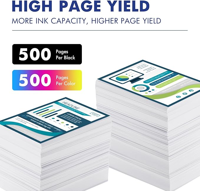 LC401XL LC401 MFC-J1010DW Ink Cartridges for Brother Printer LC 401 401XL for MFC-J1010DW MFC-J1170DW MFC-J1012DW MFC-J1800DW MFC J1010DW - 4 Pack High Yields Black Cyan Magenta Yellow