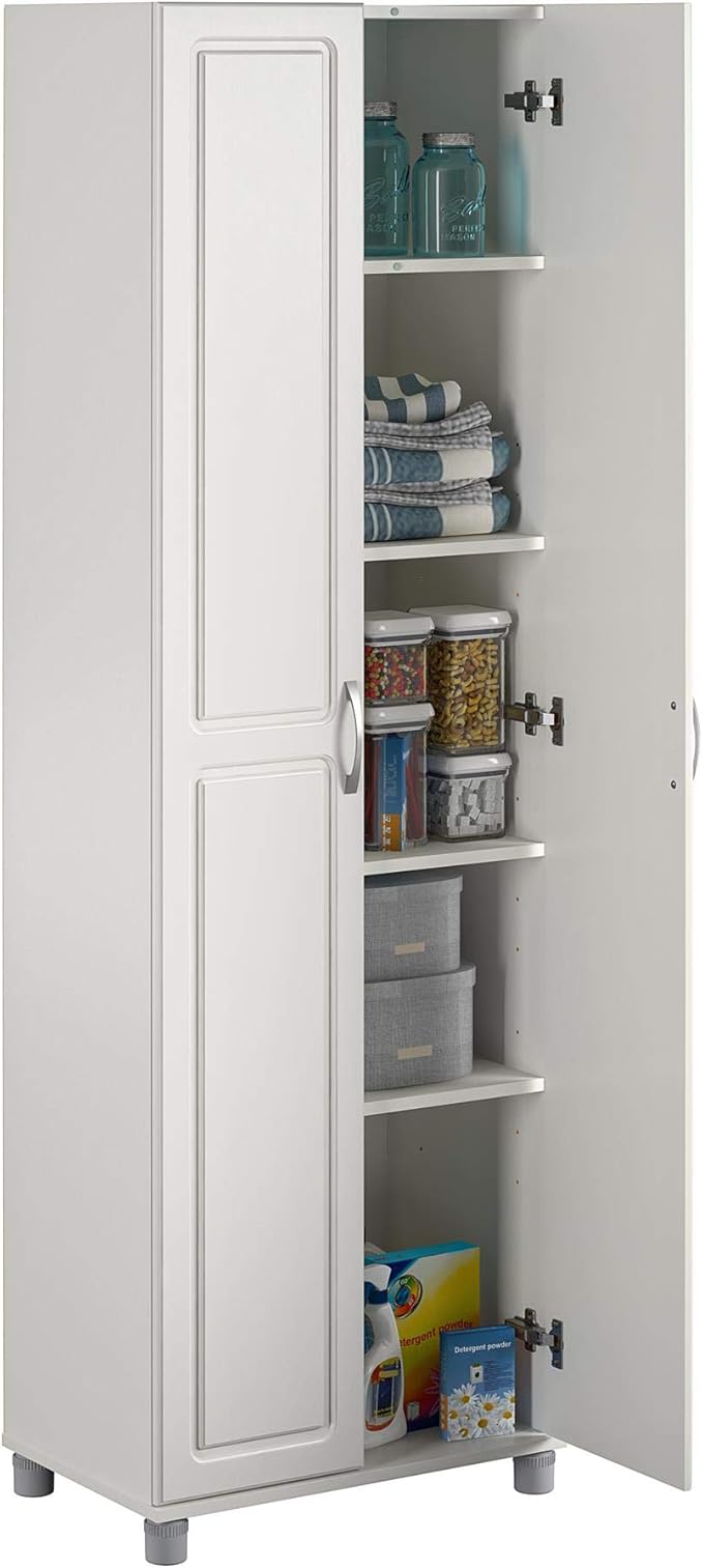 SystemBuild Evolution Kendall 24" Utility Storage Cabinet - White