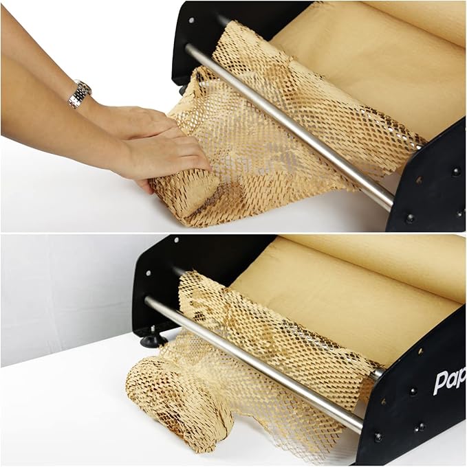 Honeycomb Cushioning Wrap Paper Roll 20" x 1500' Expanding Honeycomb Kraft Packing Paper for Gift Moving Packing