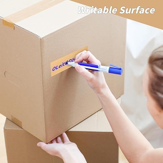 16 Pack Brown Paper Packing Tape, Kraft Paper Tape Bulk 2" x 55 Yardx 7 mil Gummed Tape for Marking, Sealing Box, Masking, Shipping, Strong Adhesive Easy-to-Tear Waterproof Tape