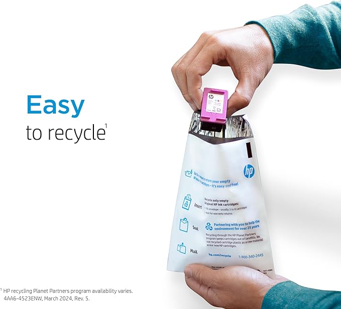 HP 95 Tri-color Ink | Works with HP DeskJet 460, 5000, 6000, 9800; OfficeJet H470, 100, 6000, 7000; PhotoSmart C4100, D5000, 300, 400, 2000, 7850, 8000; PSC 1600, 2350 Series | C8766WN