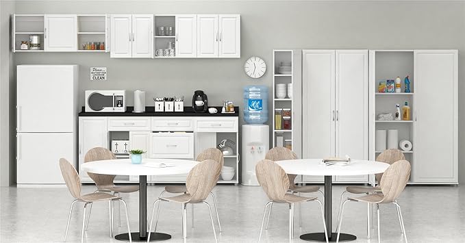 SystemBuild Evolution Kendall 24" Utility Storage Cabinet - White