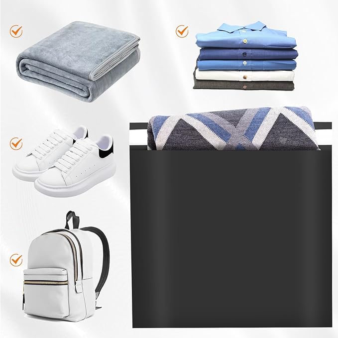 Large Poly Mailers 24x24 Inch 50 Pcs, Extra Large Shipping Bags for Clothing with Self-Sealing Tear-Resistant, Waterproof Poly Bags, Mailing Envelopes for Small Business (Black)