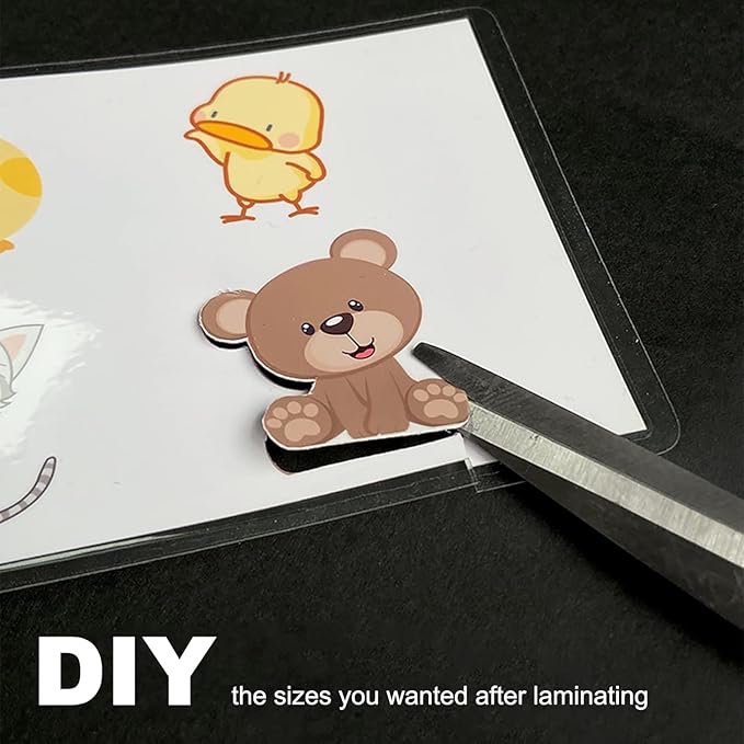 3 mil Thermal Laminating Sheets, Holds 8.5" x 11" Sheets, Thermal Laminating Pouches for Laminator, 9" X 11.5" Letter Size Thermal Laminating Paper, Round Corner 200 Pack