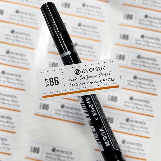 2/3" x 1-3/4", 100 Sheets, 6000 Return Address Labels for Laser & Inkjet Printers, Permanent Adhesive, Letter Size