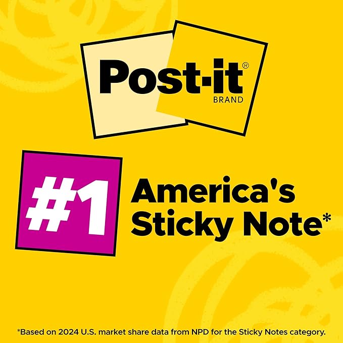 Post-it Mini Notes, 1 3/8 x 1 7/8 in, 24 Pads, America's #1 Favorite Sticky Notes, Poptimistic Post-it Notes, Post-it Notes, Power Pink, Aqua Blue, Vital Orange, Neon Green, Guava Pink