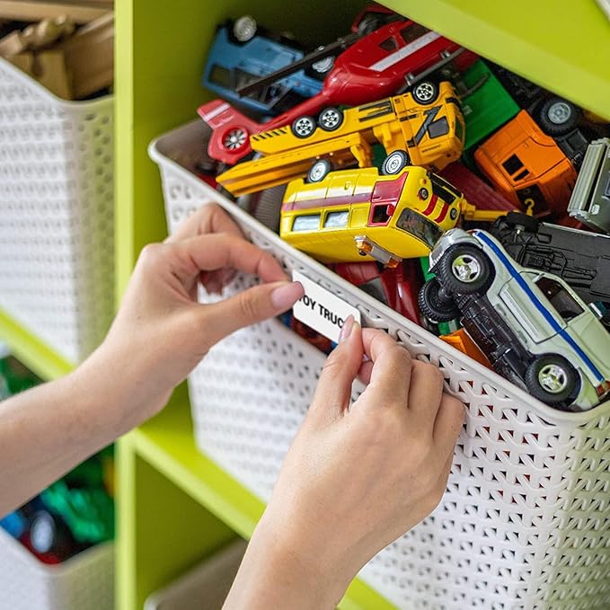 Royal Green Rectangular Color Coding Sticker Roll - Write On Labels for Folders, Organizing & More, 1.57" x 0.75" Stickers to Write On Name Tags for Office Supplies & Organization, 500-Pack (Orange).