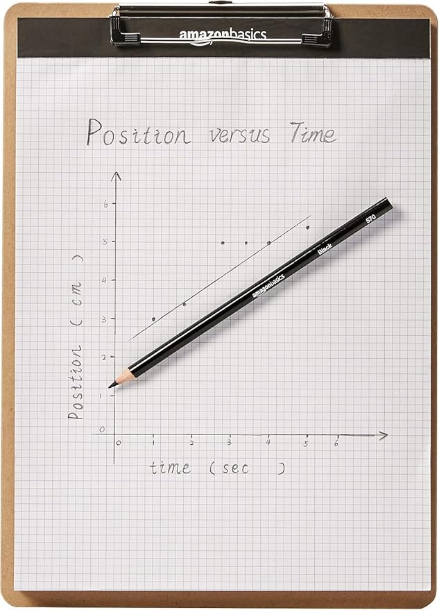 Amazon Basics Hardboard Office Clipboard,Letter Size, 9" x 12.5", 30-Pack, Brown