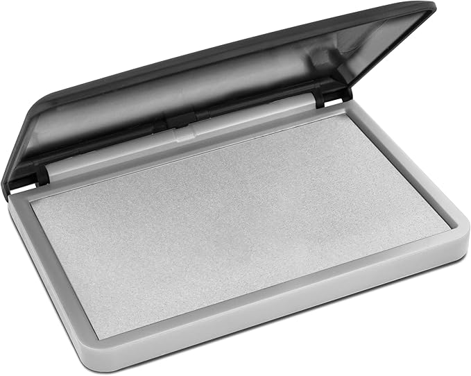 MaxMark Large Dry Stamp Pad - 2-3/4" by 4-1/4" - Premium Quality Felt Pad