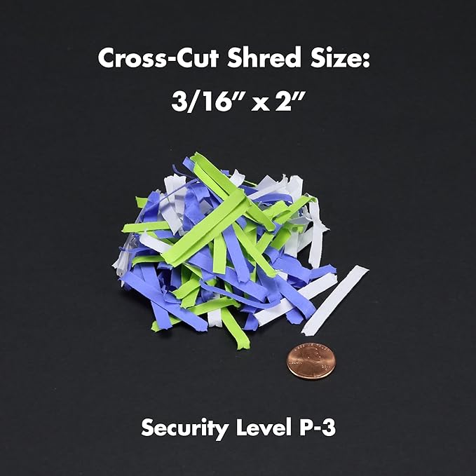 Aurora AU1030XA 10-Sheet Crosscut Paper/Credit Card Shredder with 4.4-Gallon Wastebasket