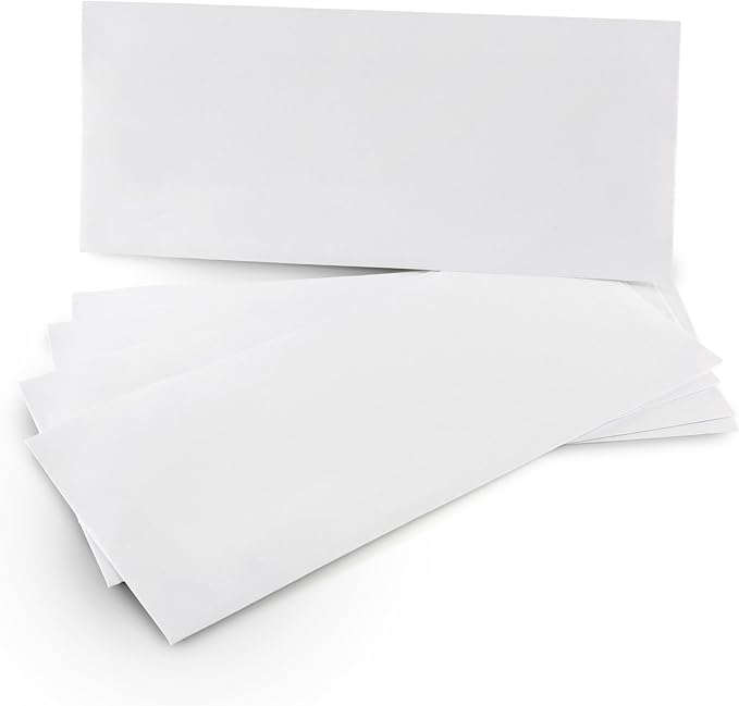 Aimoh #10 Security SelfSeal Envelopes – 20 Qty |No Window, EnveGuard, 4⅛ x 9½", White, 24 LB, 20 Count (34120)
