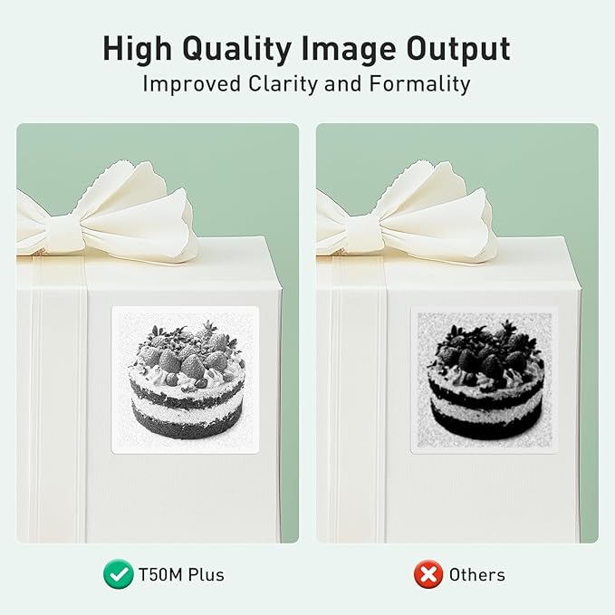 SUPVAN T50M Plus Bluetooth Label Maker Machine with 3 Tapes, High Printing Clarity, Versatile App with 40+ Fonts and 450+ Icons, Inkless Labeler for Business, Home, Office Organization, Green