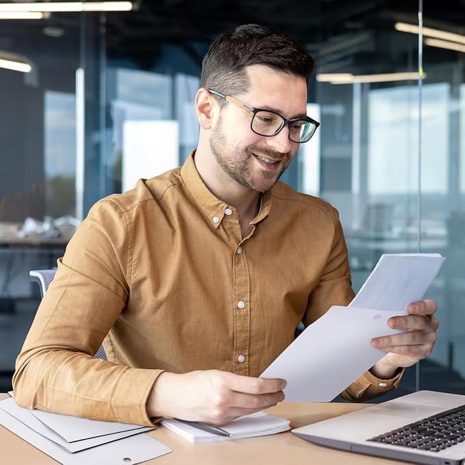 Teling 50 Pcs 5 x 7.5 Manilla Envelopes Clasp Kraft Catalog with Closure for Storing Mailing 28 lb Kraft Envelope Paper for Office Document School Business Home(White)