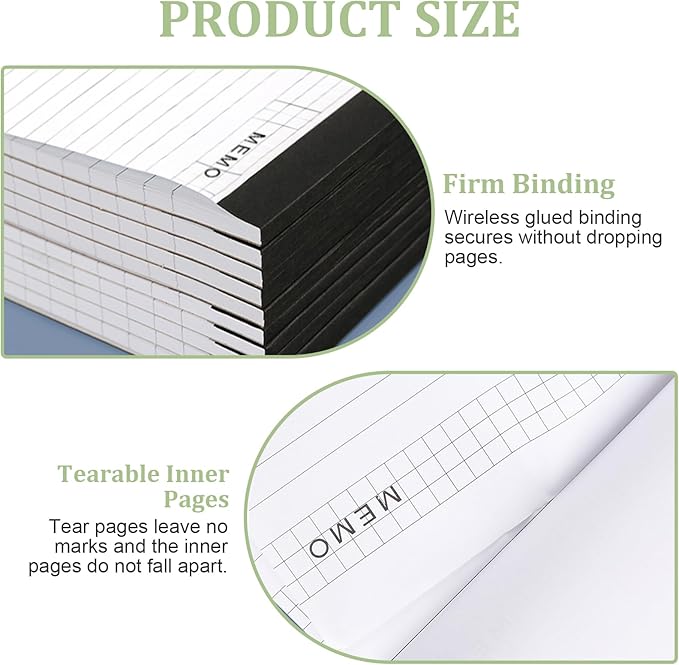 SAYEEC Legal Pads, A4 Size Wide Ruled Writing Note Pads, 8" x11" Lined Notepad Notebook Paper for Business School College Office, 40 Sheets Per Pad, 5 Pack