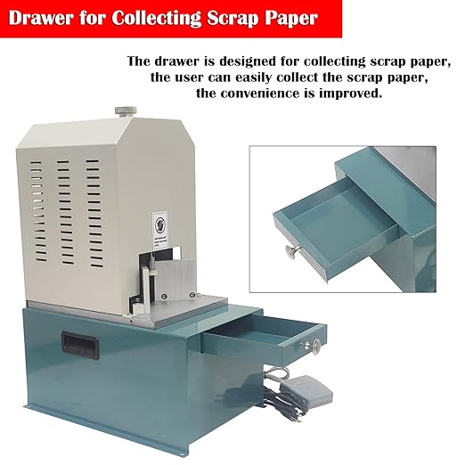 Eelectric Corner Rounder Cutter Machine, 180W Heavy Duty Paper Punch Cutter with R3 R4 R5 R6 R8 R9 R10 Seven Blades, Metal Corner Rounder Punch for Office Business Cardstock Plastic PVC